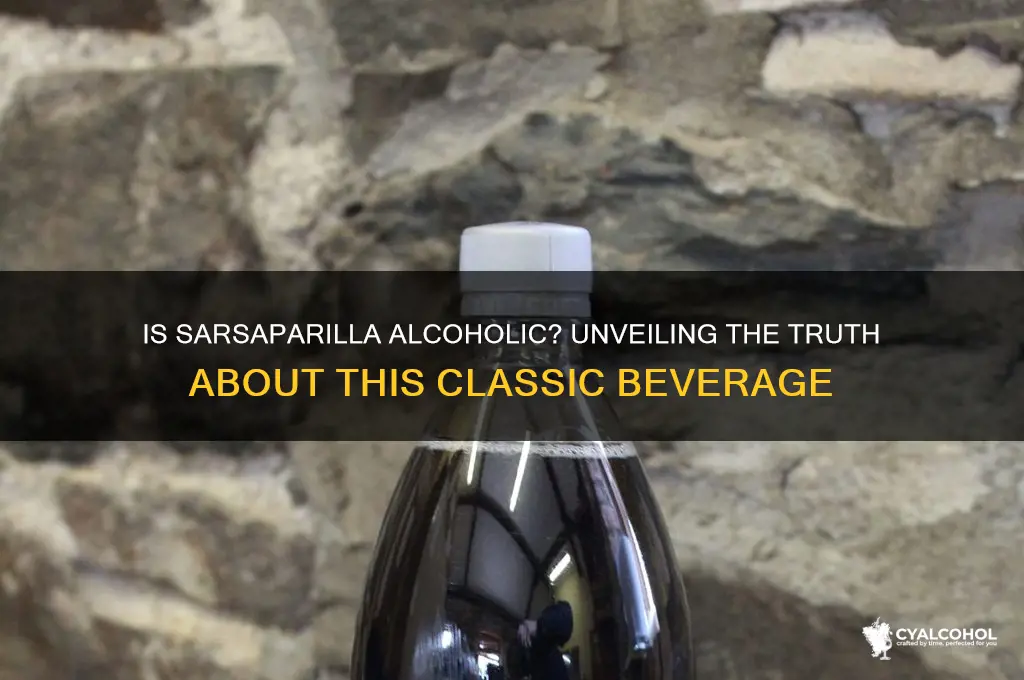 is sarsaparilla alcoholic