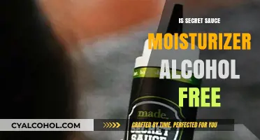 Is Secret Sauce Moisturizer Alcohol-Free? Unveiling the Ingredients Truth