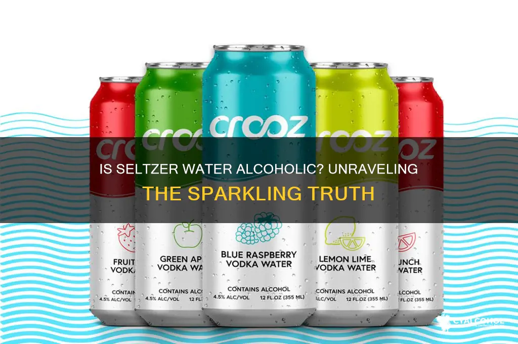 is seltzer water alcoholic