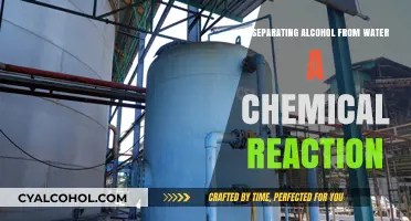 Separating Alcohol from Water: Chemical Reaction or Physical Process?