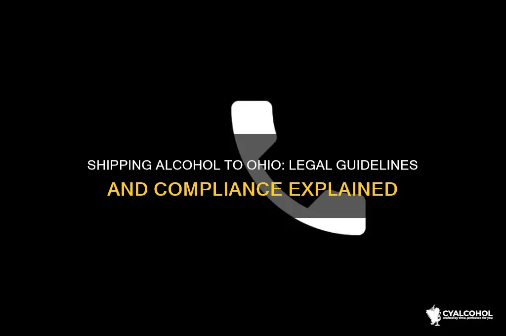 is shipping alcohol to ohio legal