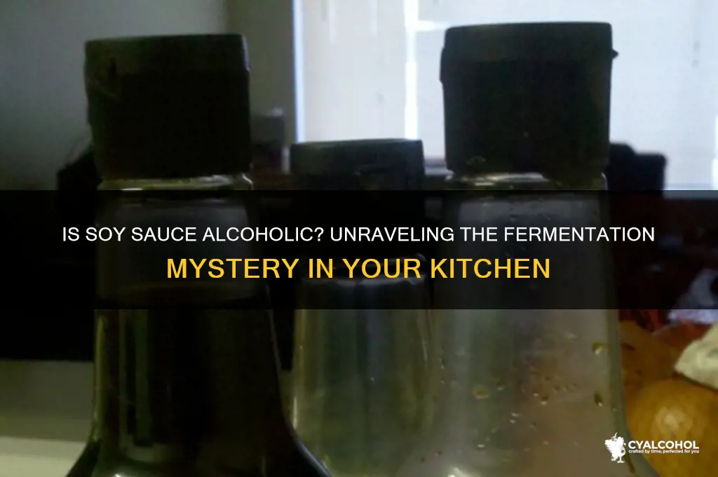 is soy sauce alcoholic