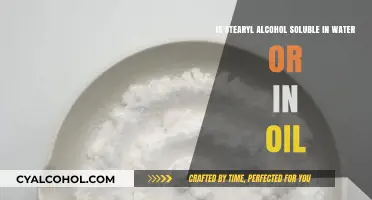 Alcohol Solubility: Water or Oil?