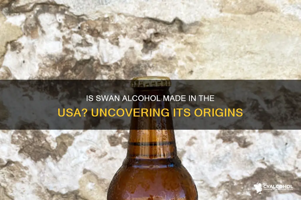 is swan alcohol made in usa