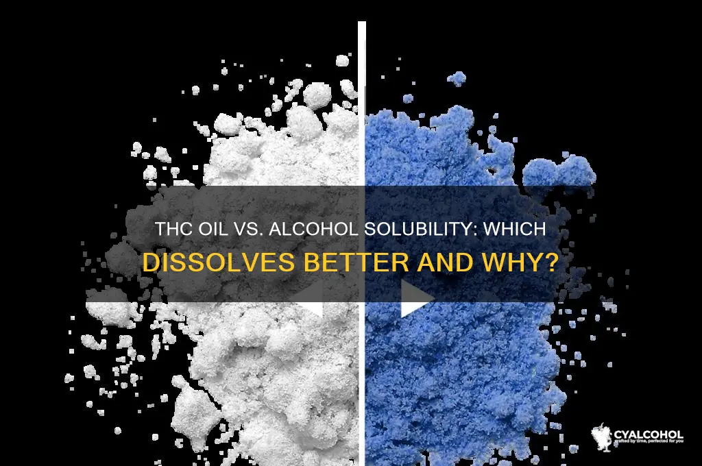 is thc oil or alcohol soluble