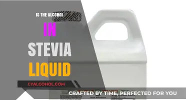 Stevia Liquid and Alcohol: Unraveling the Truth Behind the Sweetener
