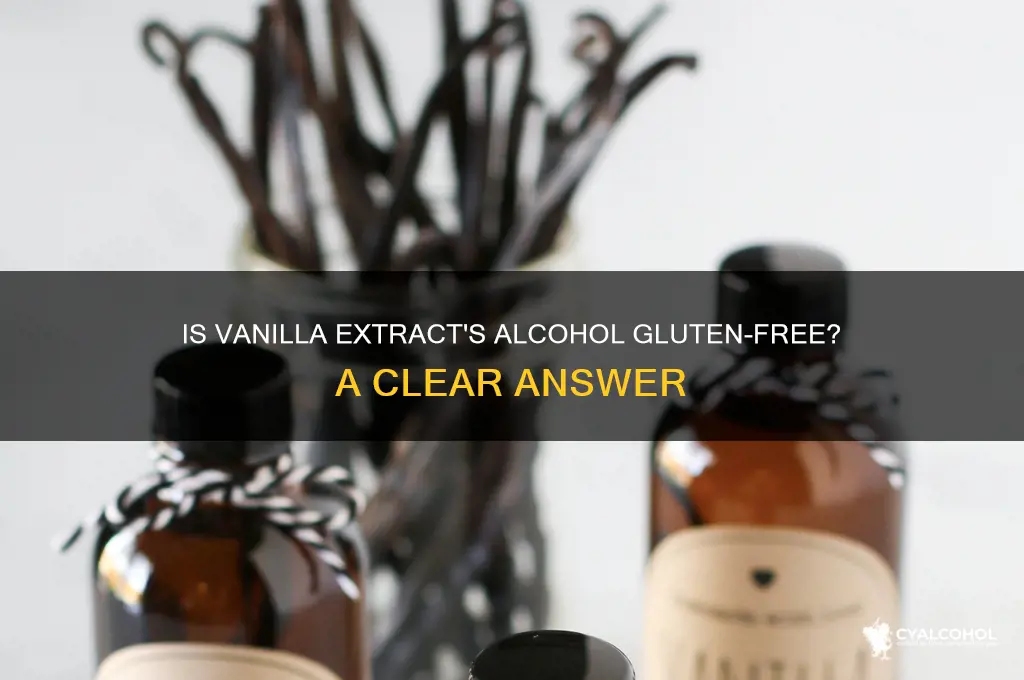 is the alcohol in vanilla extract gluten free