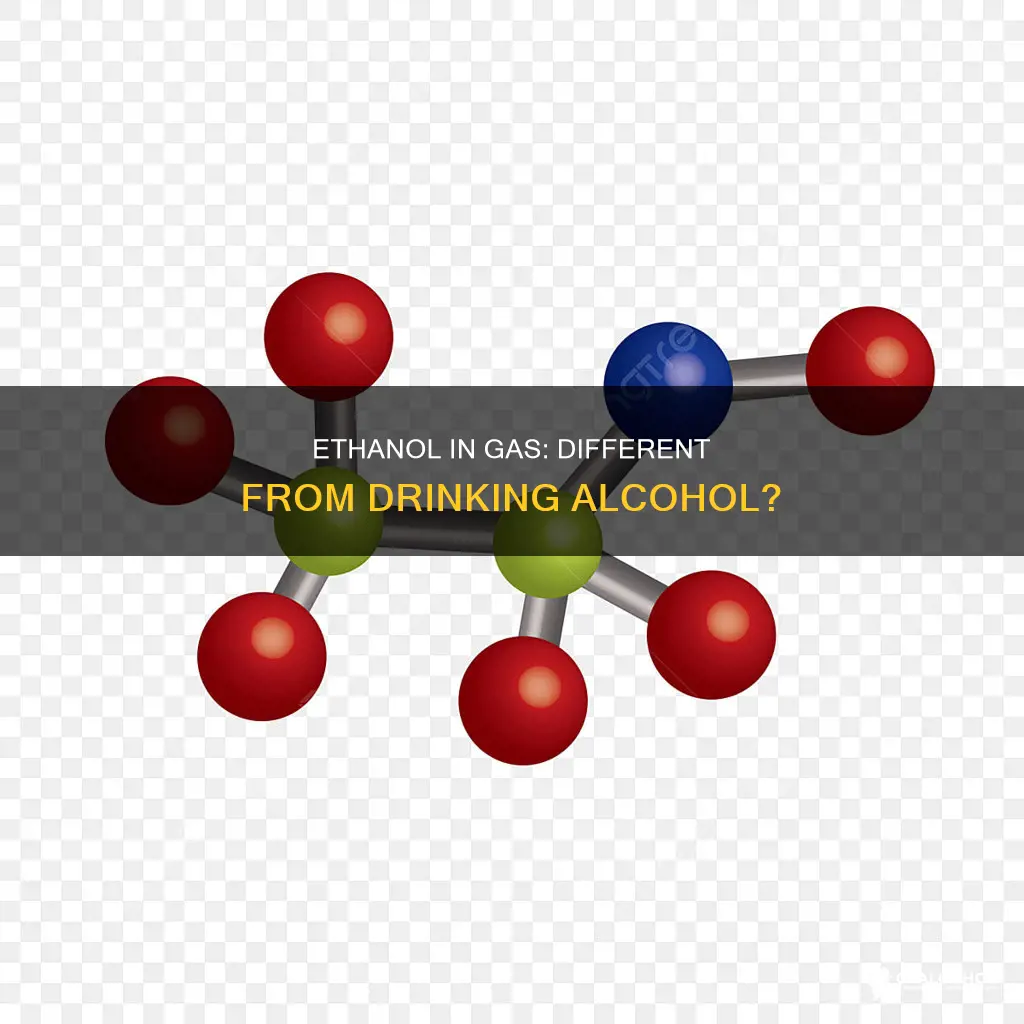 is the ethanol in gas the same as alcohol