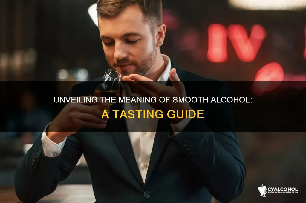 is the meaning of smooth alcohol