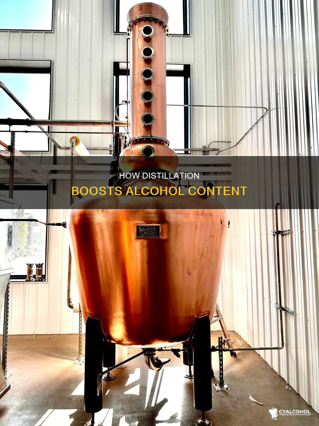 is the process by which alcohol concentrations are increased