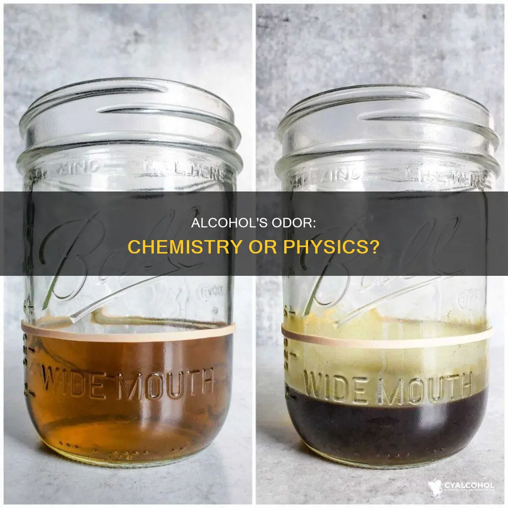 is the smell of alcohol a chemical or physical change