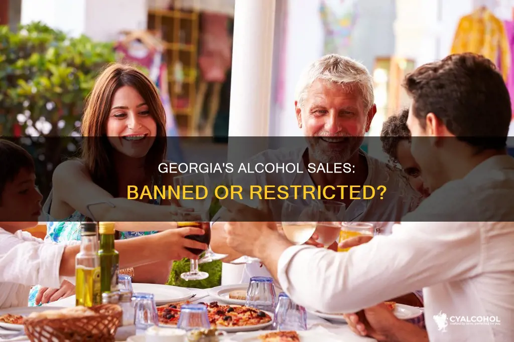 is there a ban on alcohol sales in georgia