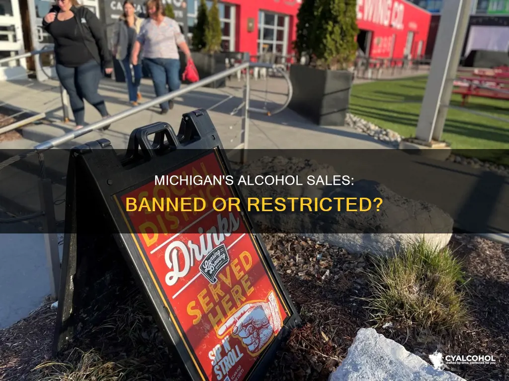 is there a ban on alcohol sales in michigan