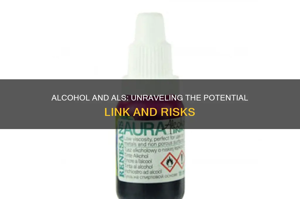 is there a connection between alcohol and als