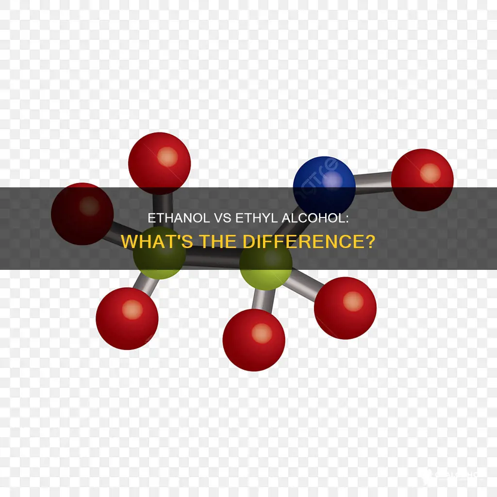 is there a difference between ethanol and ethyl alcohol
