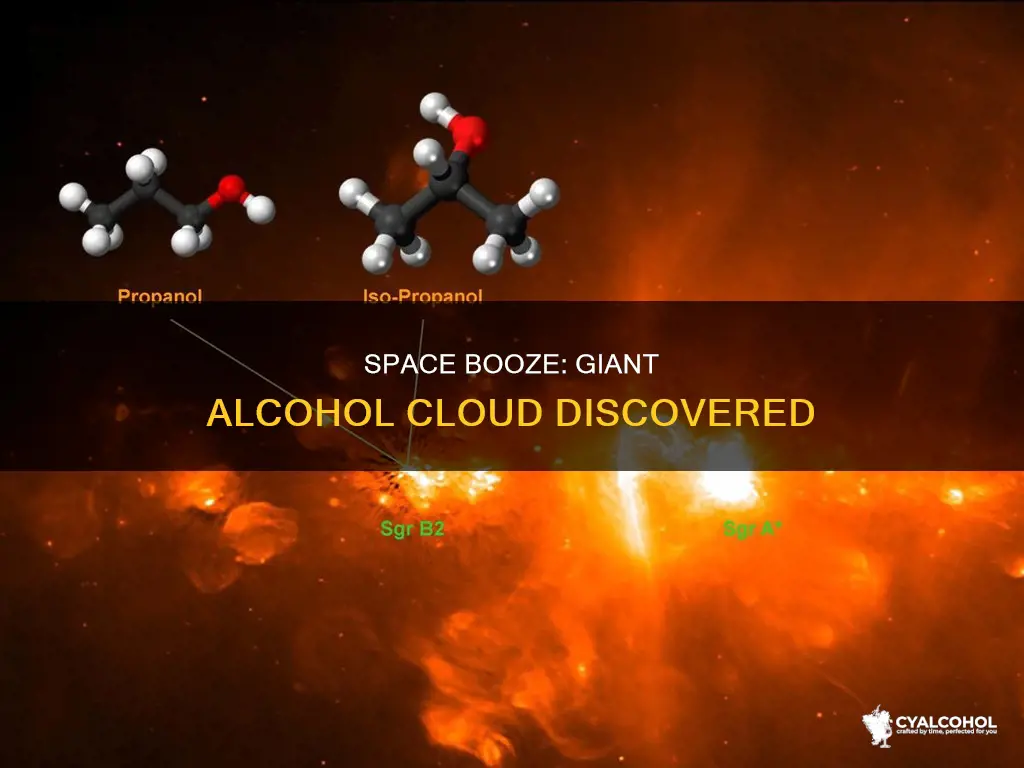 is there a giant cloud of alcohol in space