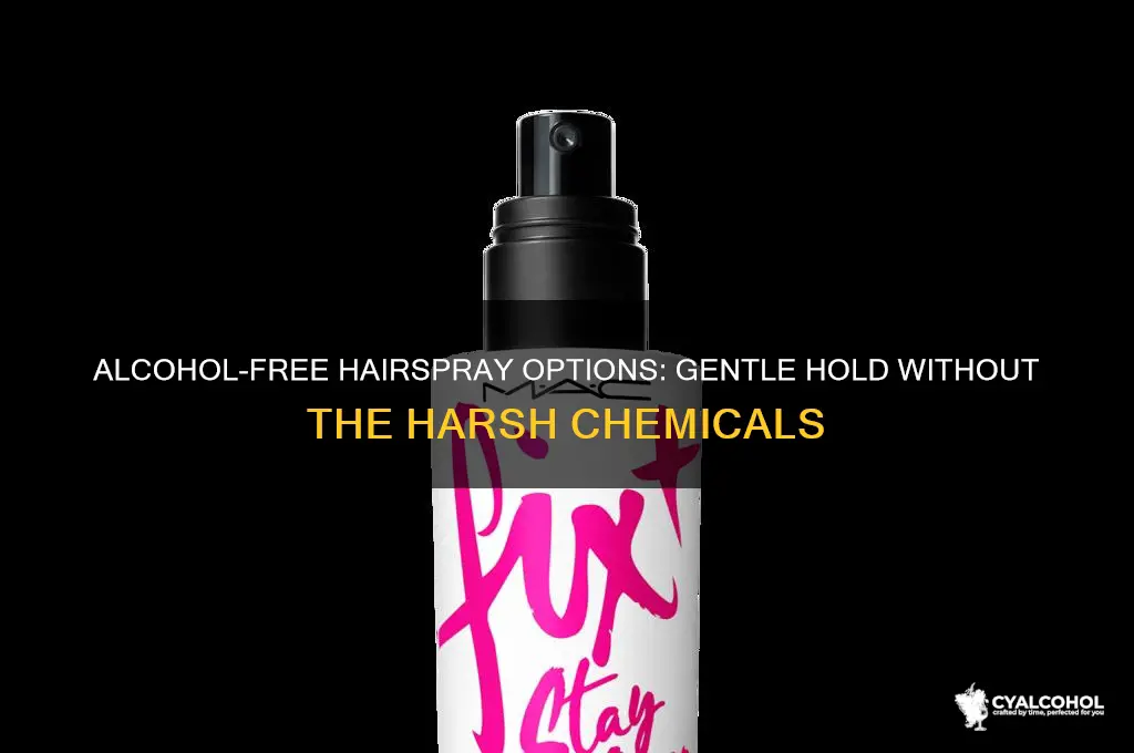 is there a hairspray without alcohol