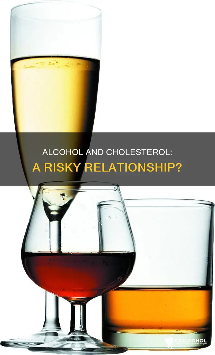 is there a link between alcohol and high cholesterol