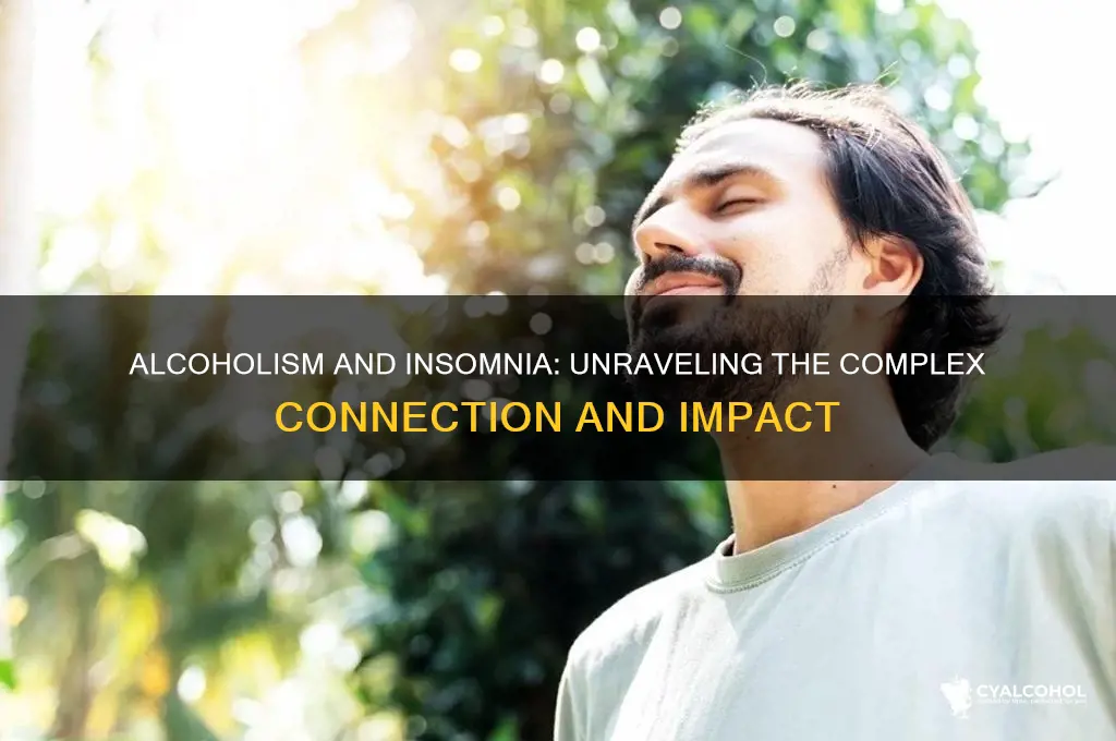 is there a link between alcoholism and insomnia