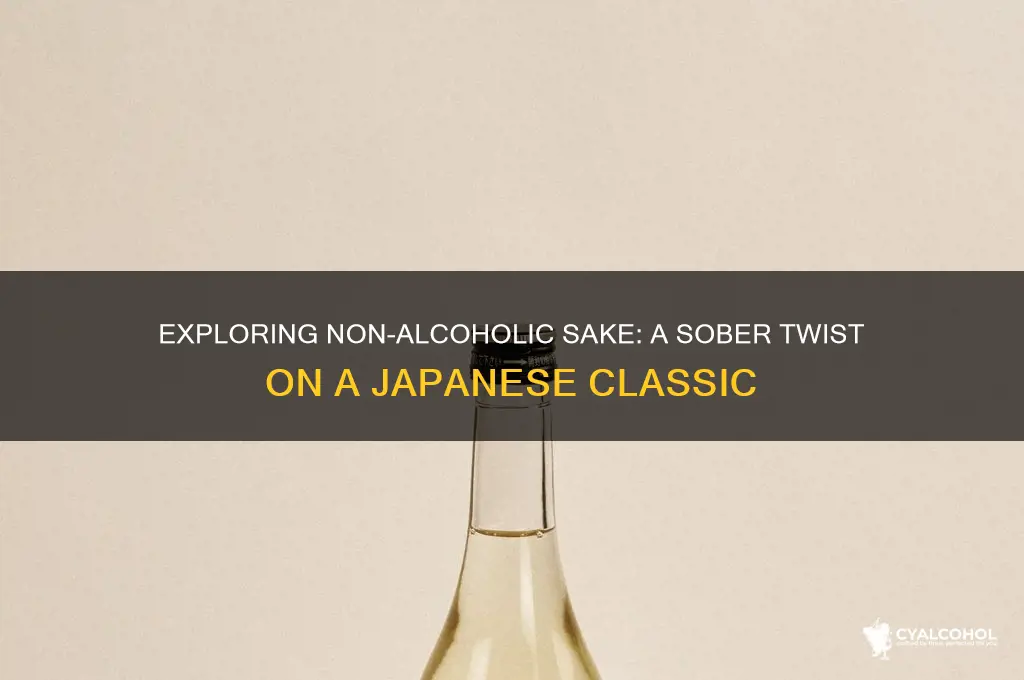 is there a non-alcoholic sake