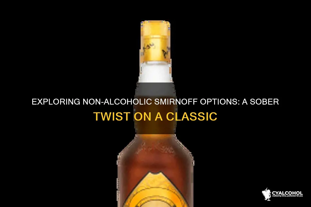 is there a non alcoholic smirnoff