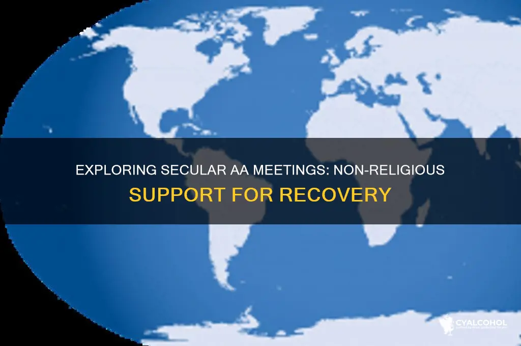 is there a non religious alcoholics anonymous meeting