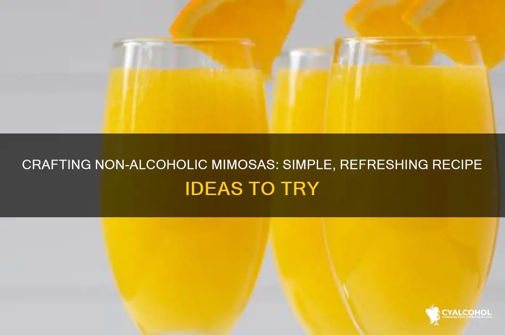 is there a recipe for non alcoholic memosas