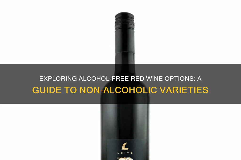 is there a redwine without alcohol