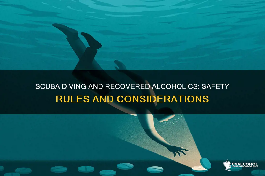 is there a rule on recoverd alcoholics scuba
