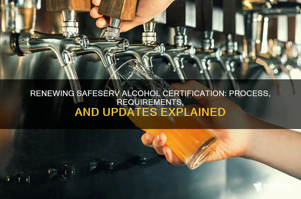 is there a safeserv alcohol renewal