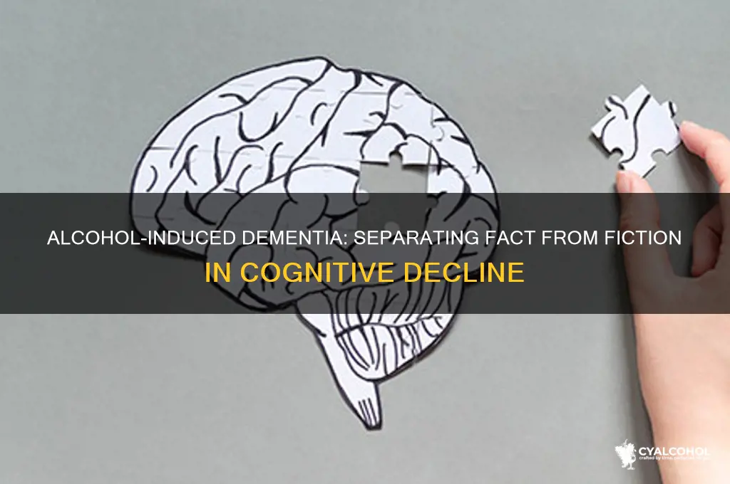 is there a such thing as alcohol dementia
