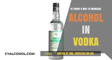 How to Boost Alcohol Content in Vodka