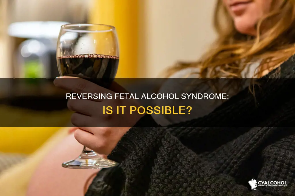 is there a way to reverse fetal alcohol syndrome