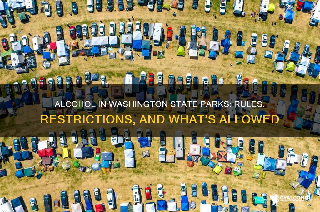 is there alcohol allowed in washington state parks