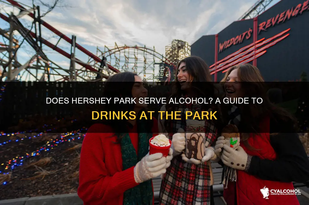 is there alcohol at hershey park