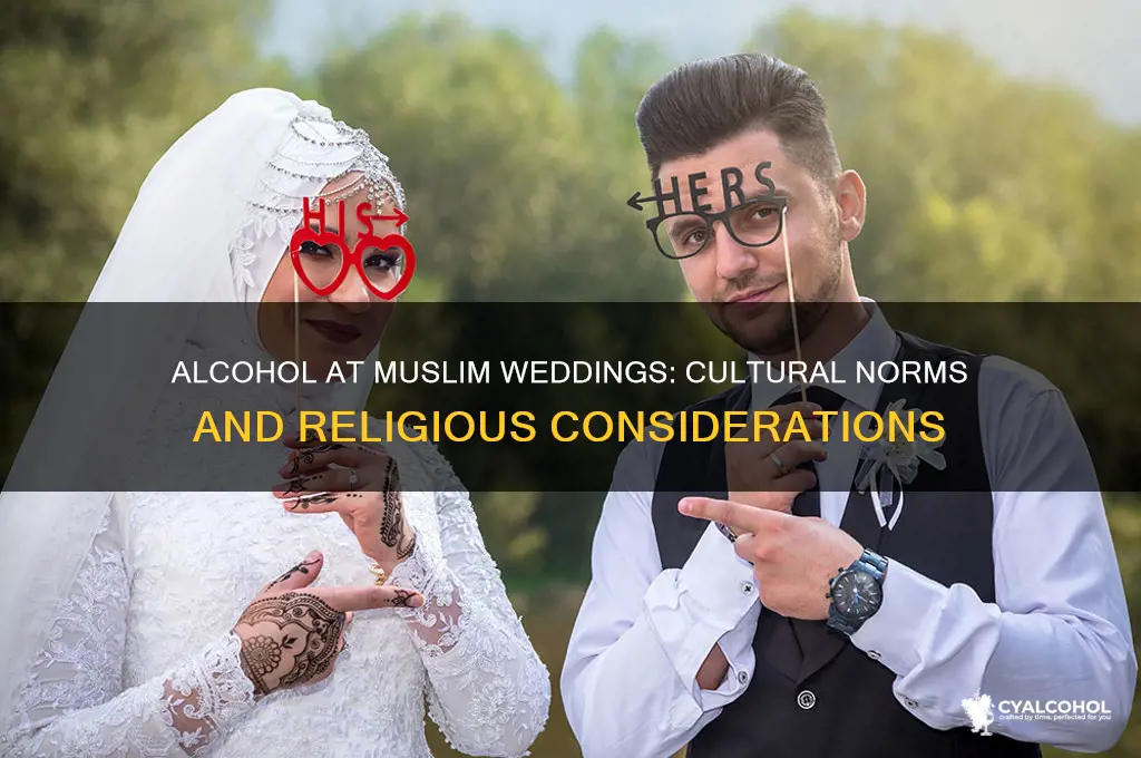 is there alcohol at muslim weddings