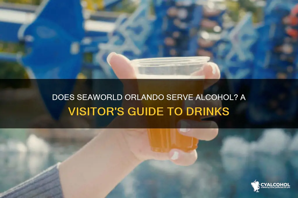 is there alcohol at seaworld orlando