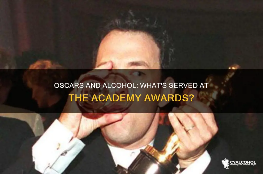 is there alcohol at the oscars