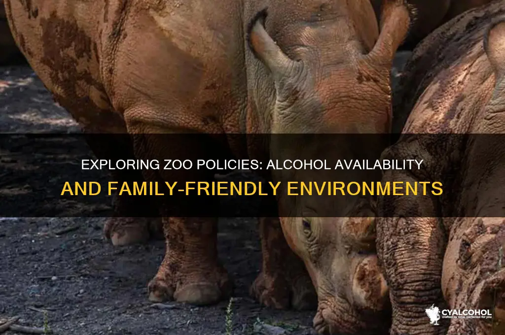 is there alcohol at the zoo