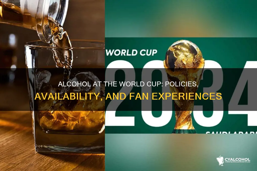 is there alcohol at world cup