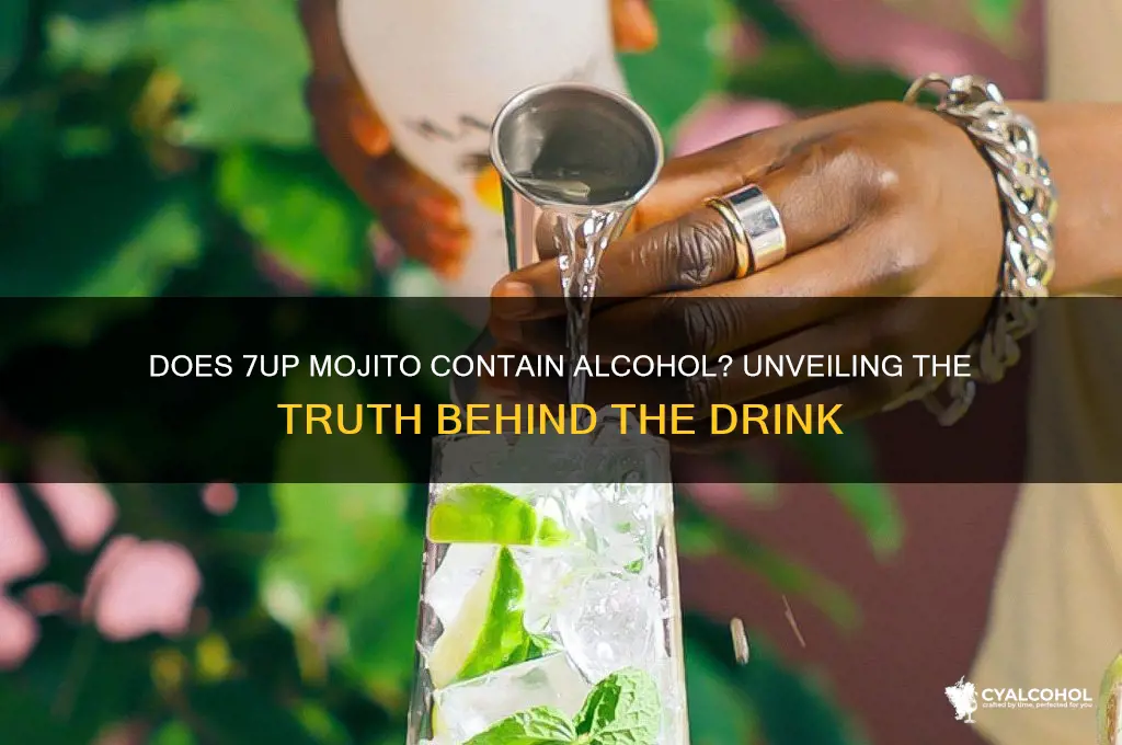 is there alcohol in 7up mojito