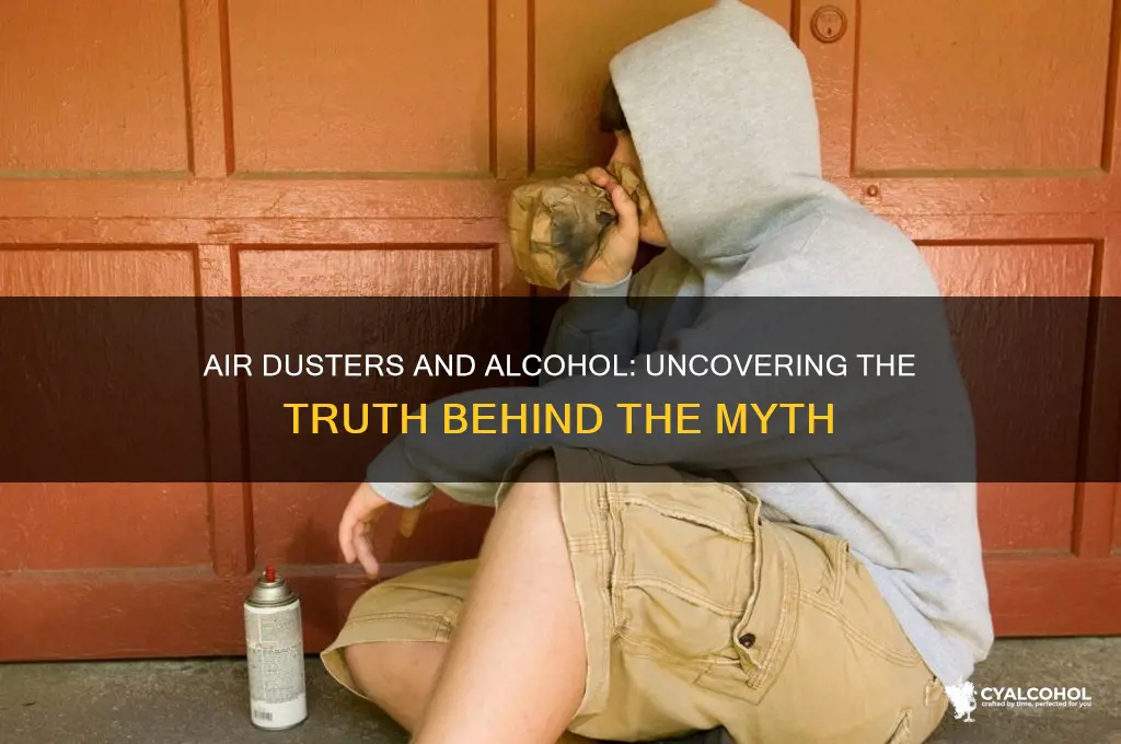 is there alcohol in air dusters