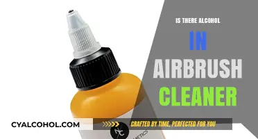 Does Airbrush Cleaner Contain Alcohol? A Comprehensive Guide