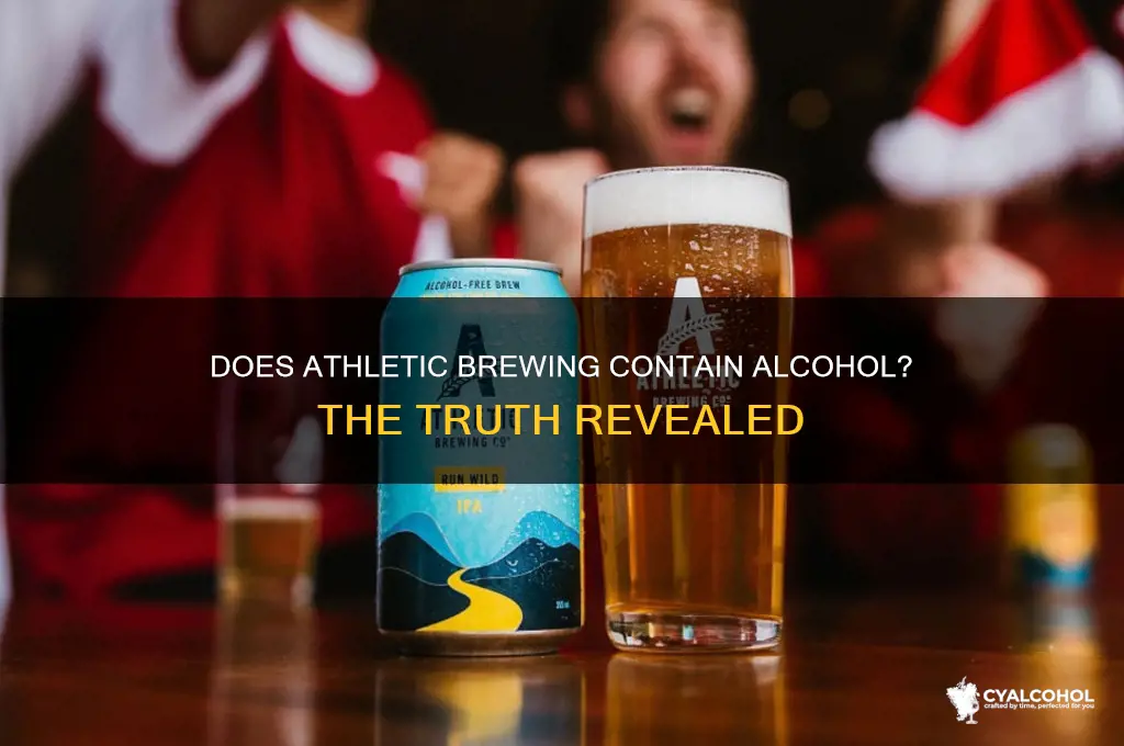 is there alcohol in athletic brewing
