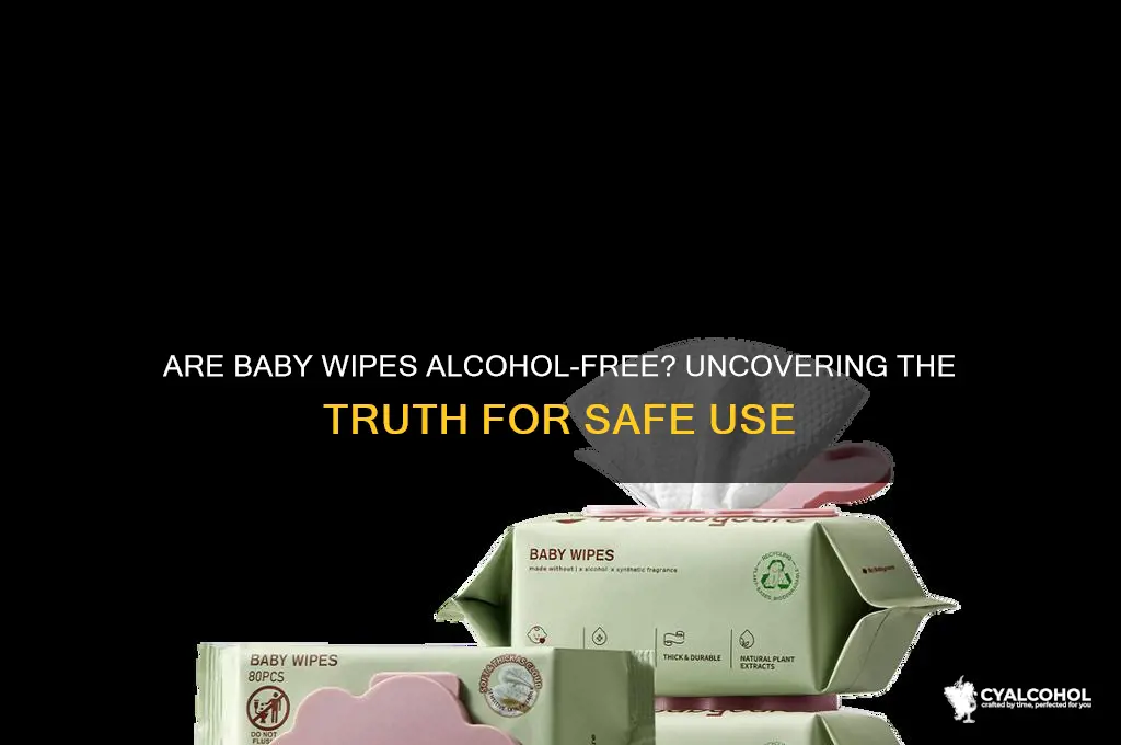 is there alcohol in baby wipes