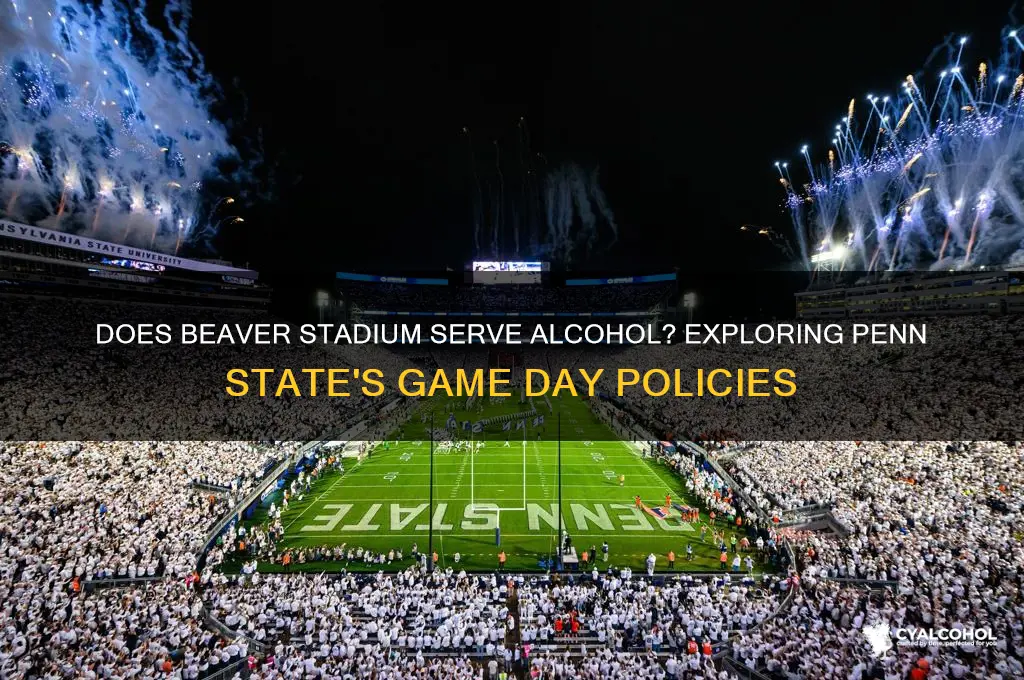 is there alcohol in beaver stadium