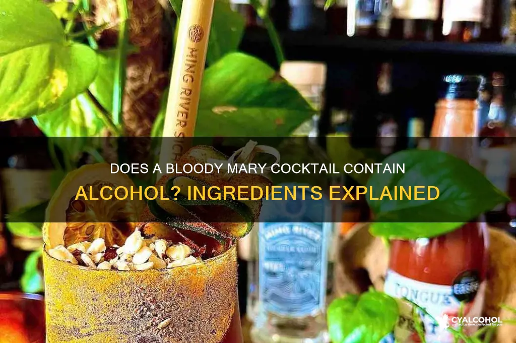 is there alcohol in bloody mary