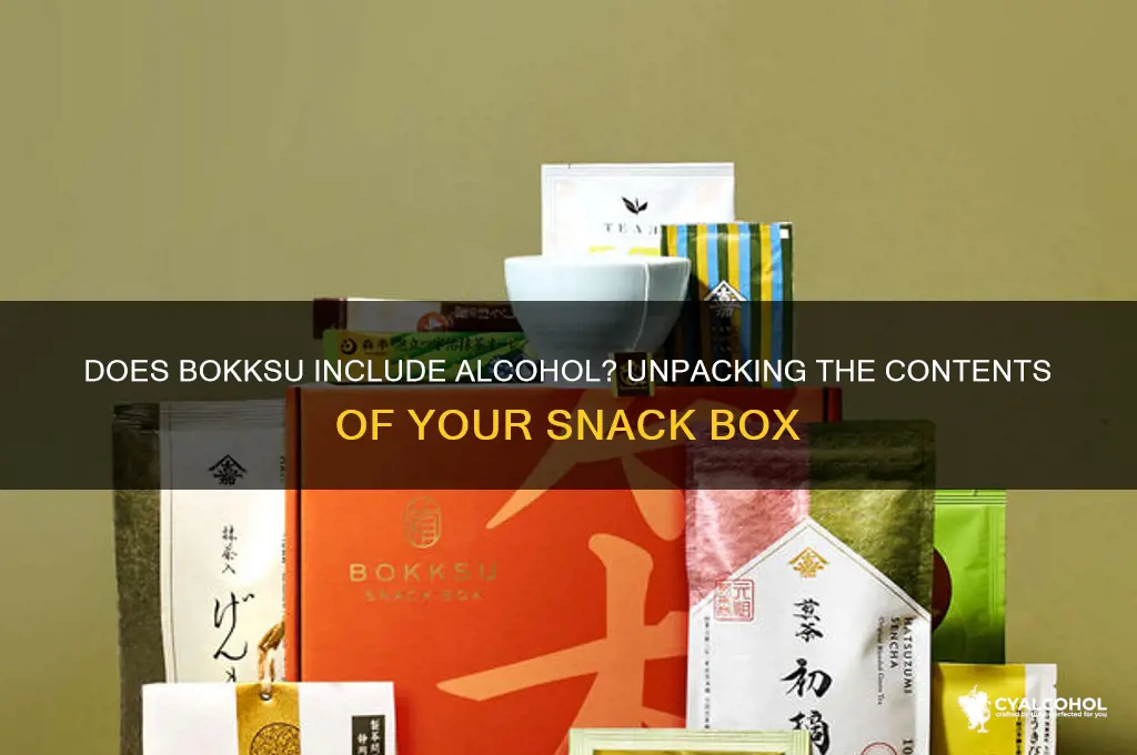 is there alcohol in bokksu boxes