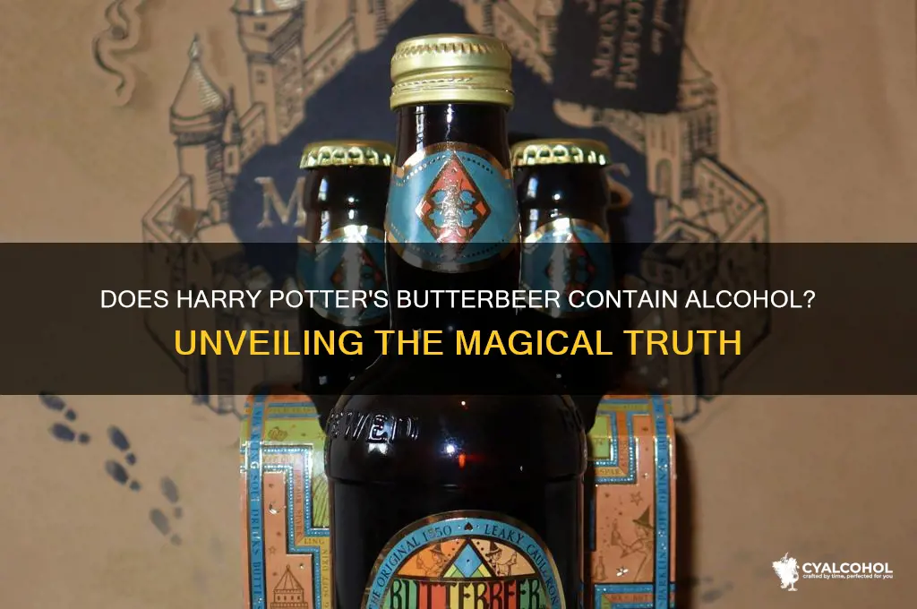is there alcohol in butterbeer in harry potter