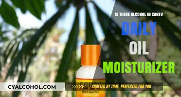 Does Cantu Daily Oil Moisturizer Contain Alcohol? Find Out Here